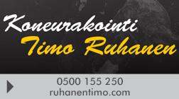 Koneurakointi Timo Ruhanen logo